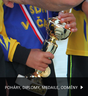 poháry, diplomy a medaile pro poární sport