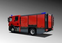 cisternová automobilová stříkačka Rosenbauer ET