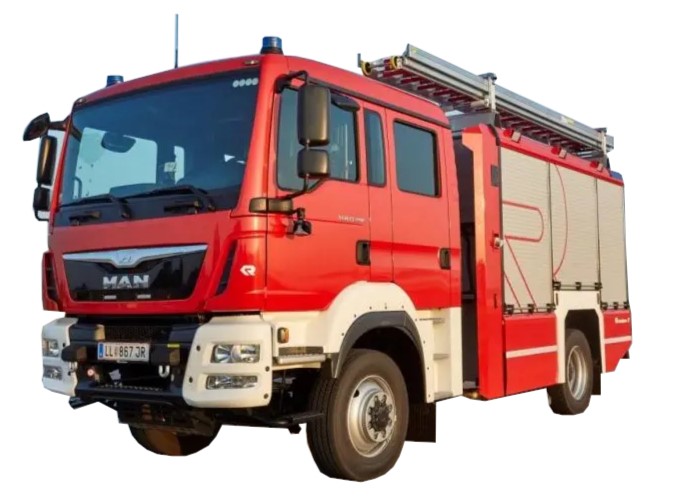 Cisternová automobilová stříkačka Rosenbauer ET CAS 30/2500/200 - 