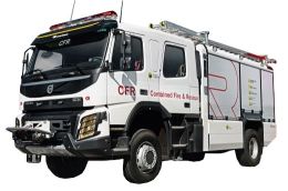 Cisternová automobilová stříkačka Rosenbauer ET VOLVO FMX440