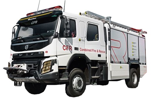 Cisternová automobilová stríkacka Rosenbauer ET VOLVO FMX440