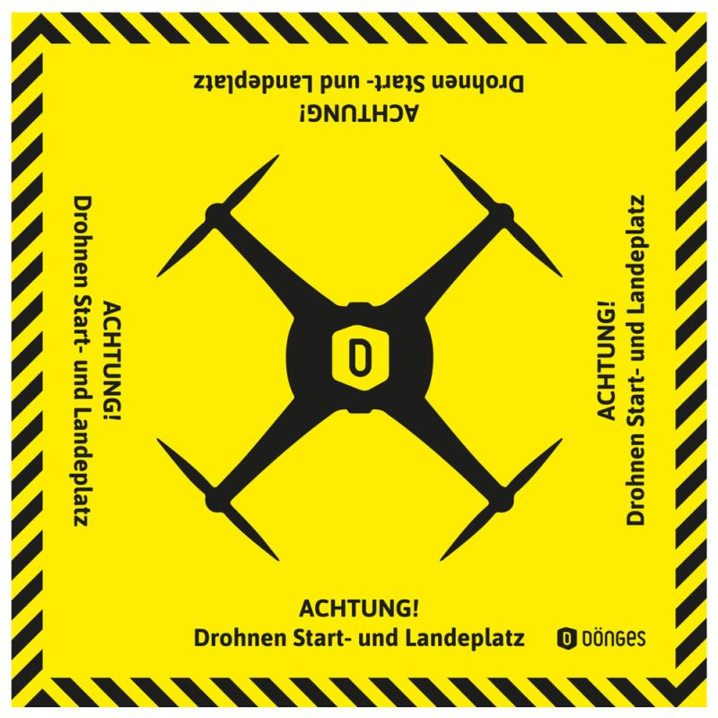 Dočasná přistávací podložka pro dron