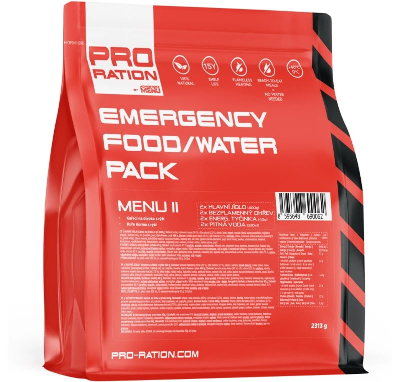Emergency food PACK Menu I
