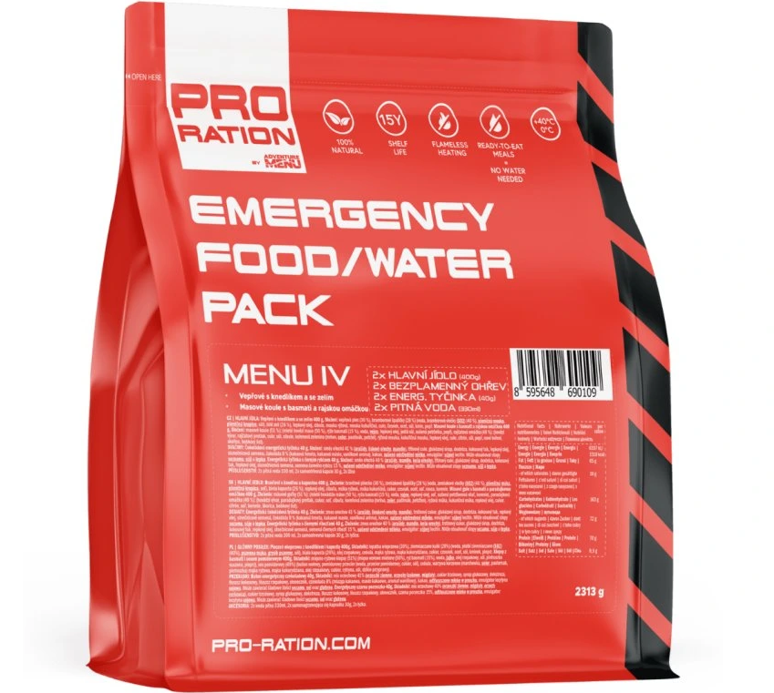 Emergency food PACK Menu IV