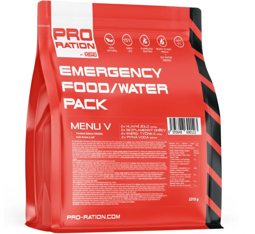 Emergency food PACK Menu V