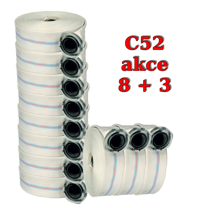 Hadice PH - ZÁSAH C52 - 20m s Al spojkou - akce 8+3