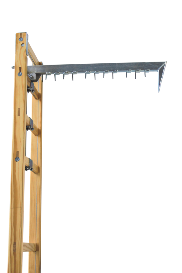 Hákový žebřík - dřevěný