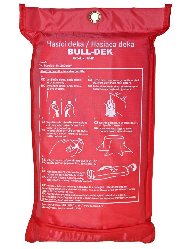 Hasicí deka BULL-DEK 100 x 100 cm - 