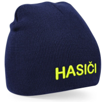 Krátká teplá zimní čepice HASIČI