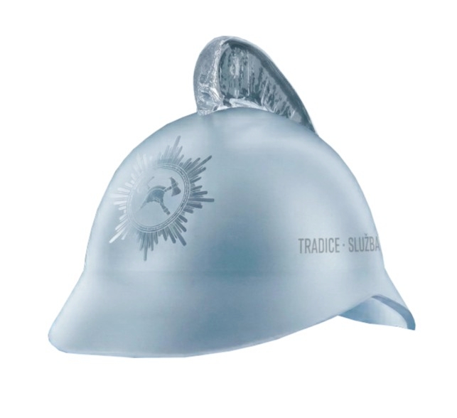 Křišťálová přilba v dárkové krabici