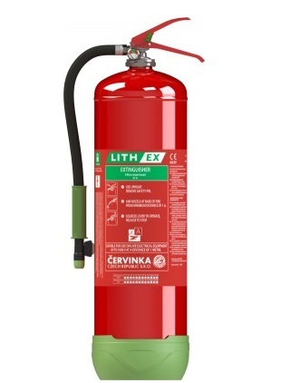 LithEx - hasicí prístroj na lithiové baterie 9 l