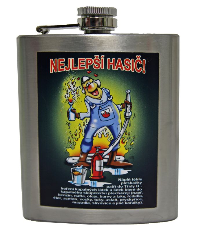 Placatka nerez - NEJLEPŠÍ HASIČ - 
