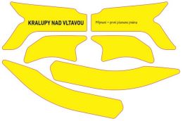 Polep přilby F2 XR - s potiskem Polep přilby F2 XR - s potiskem