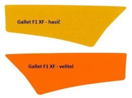 Polep přilby Gallet F1XF s potiskem Polep přilby Gallet F1XF s potiskem