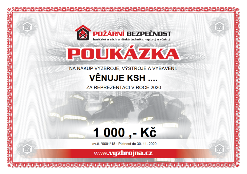 POUKÁZKA na nákup zboží v hodnotě 1 000 Kč - 