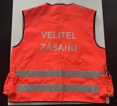 reflexní vesta velitel zásahu