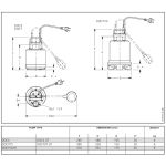 Rozměry čerpadla LOWARA
