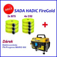 Sada hadic PH Fire Gold 3x B75 a 4x C52 + elektrocentrála PH-Progress MIKRO 800 (zbývá 1 kus)