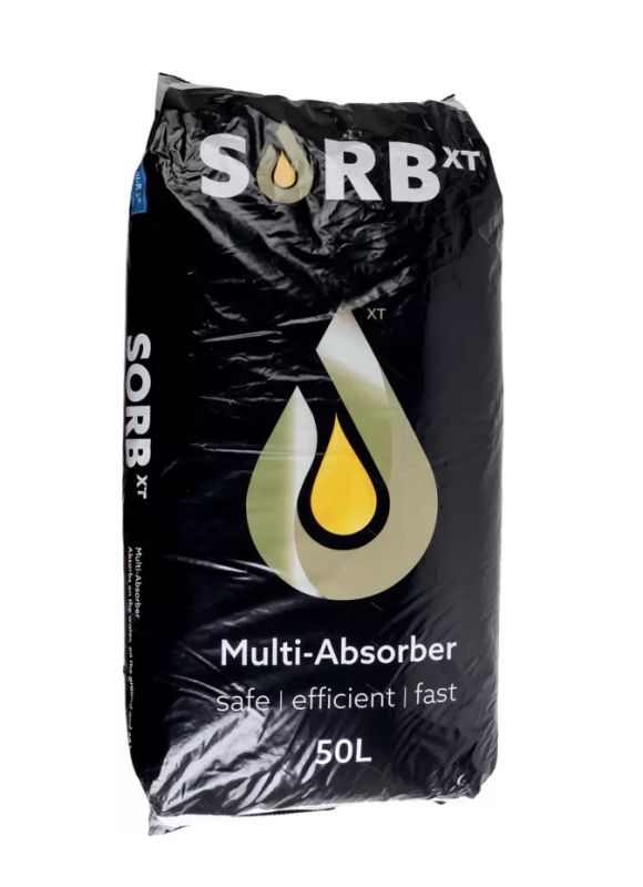 SORB®XT ekologický rašelinový hydrofobní sypký sorbent pytel 50 litrů - 