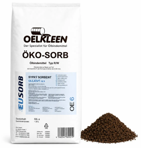 Sypký rašelinový sorbent, 10 kg