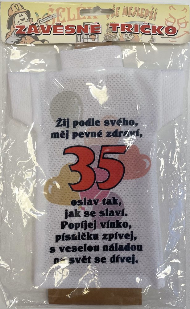 Tričko na lahev nebo pověšení - 35