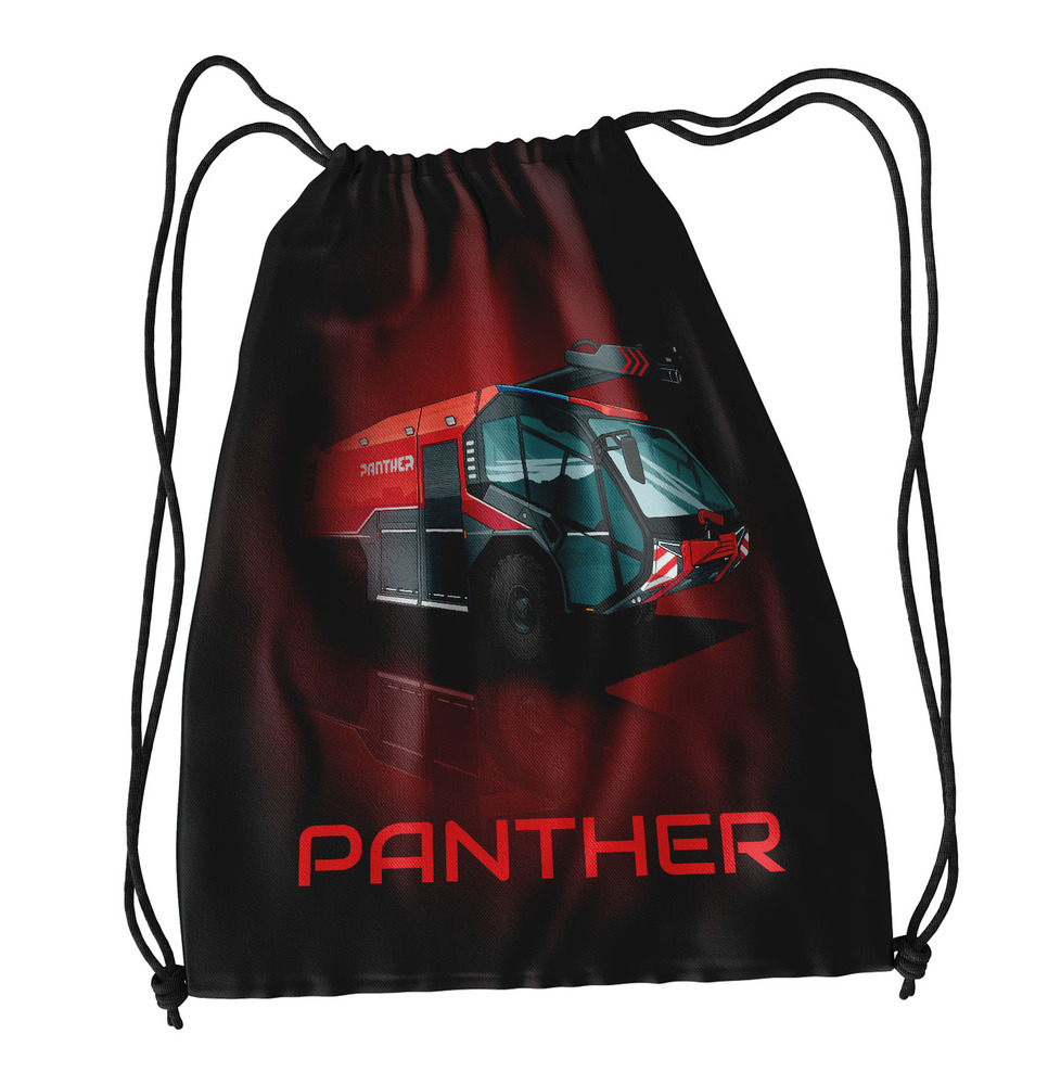 Vak na záda Panther - červený