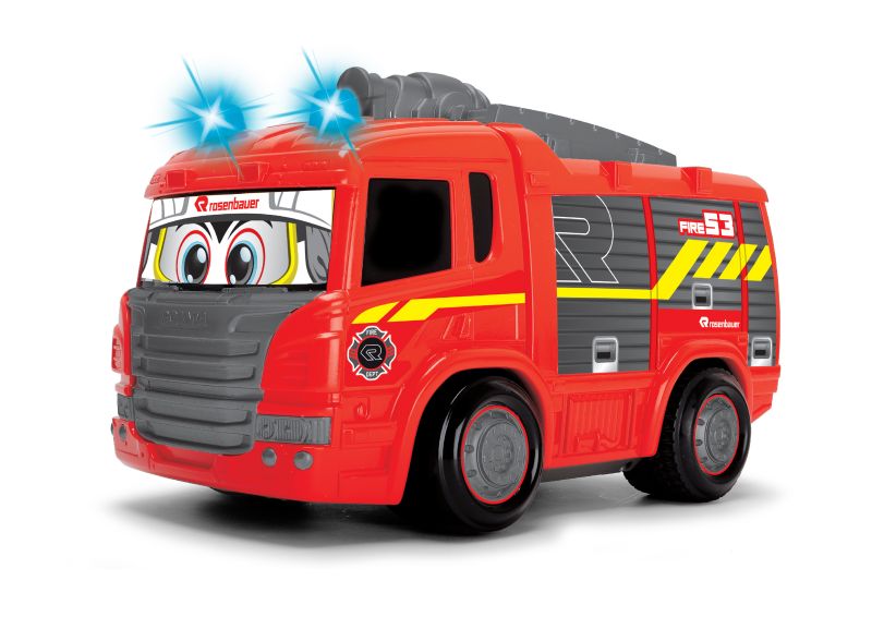 Veselé hasičské auto Rosenbauer na dálkové ovládání - 