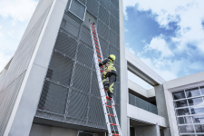 výsuvný lanový žebřík - dvoudílný