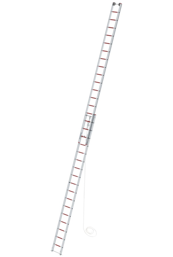 Výsuvný lanový žebřík - dvoudílný