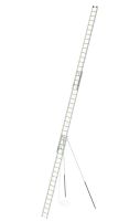 Výsuvný lanový žebřík s podpěrami - třídílný, luminiscenční