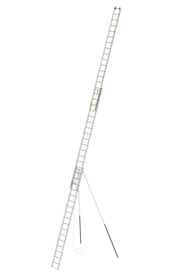 Výsuvný lanový žebřík - třídílný
