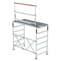 Záchranná a pracovní plošina se sklopným rámem